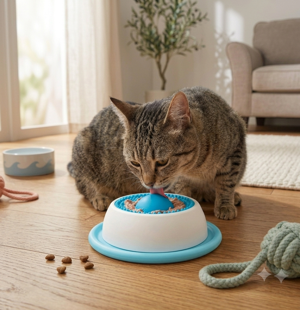 Interactive Lick Mat & Slow Feeder Bowl