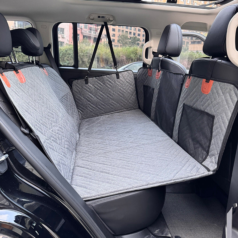 Pet Car Seat Protector — Non-Slip & Waterproof