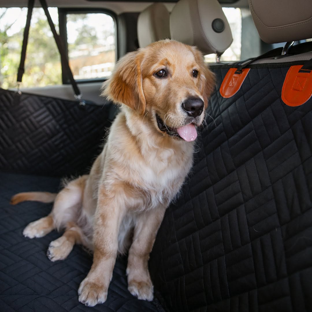 Pet Car Seat Protector — Non-Slip & Waterproof