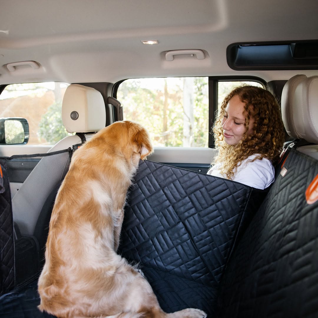 Pet Car Seat Protector — Non-Slip & Waterproof