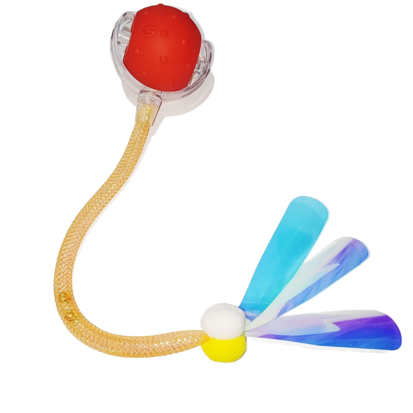 Self-Moving Cat Toy Ball — Smart Auto-Rotating with Feather Tail