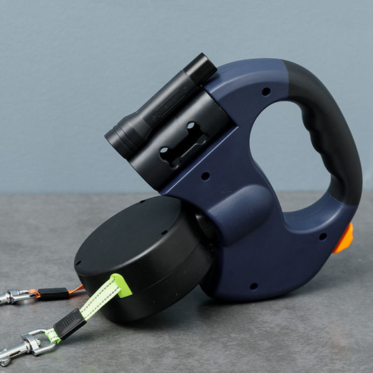 Automatic Retractable Dual Dog Leash